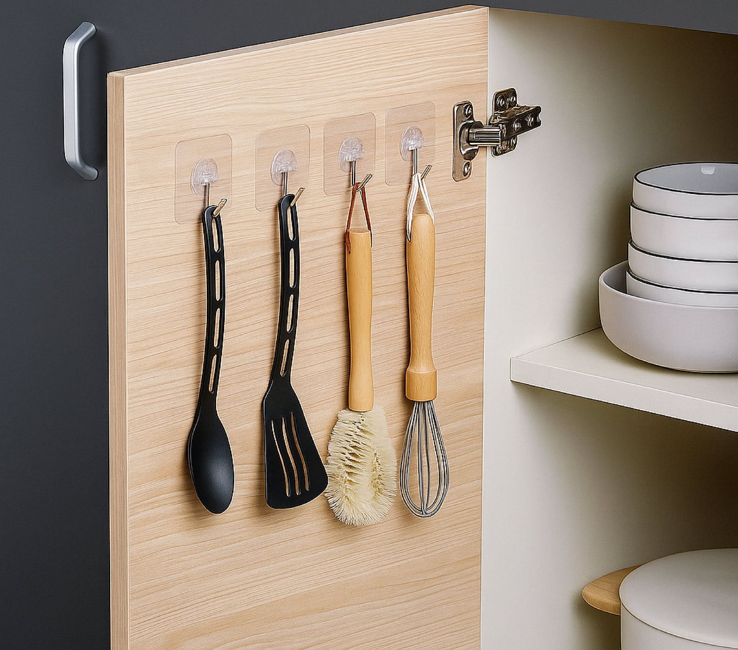HoldOn – Transparent Hooks (Pack of 10)