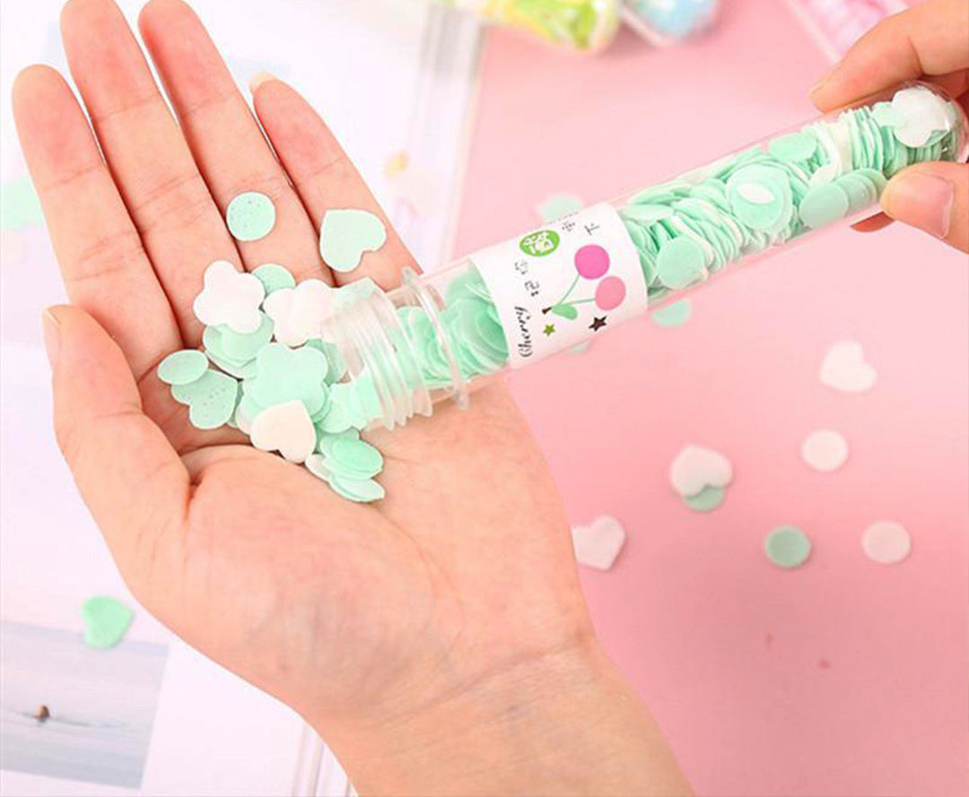 Portable Mini Body Washing Bath Test Tube Bottle Confetti