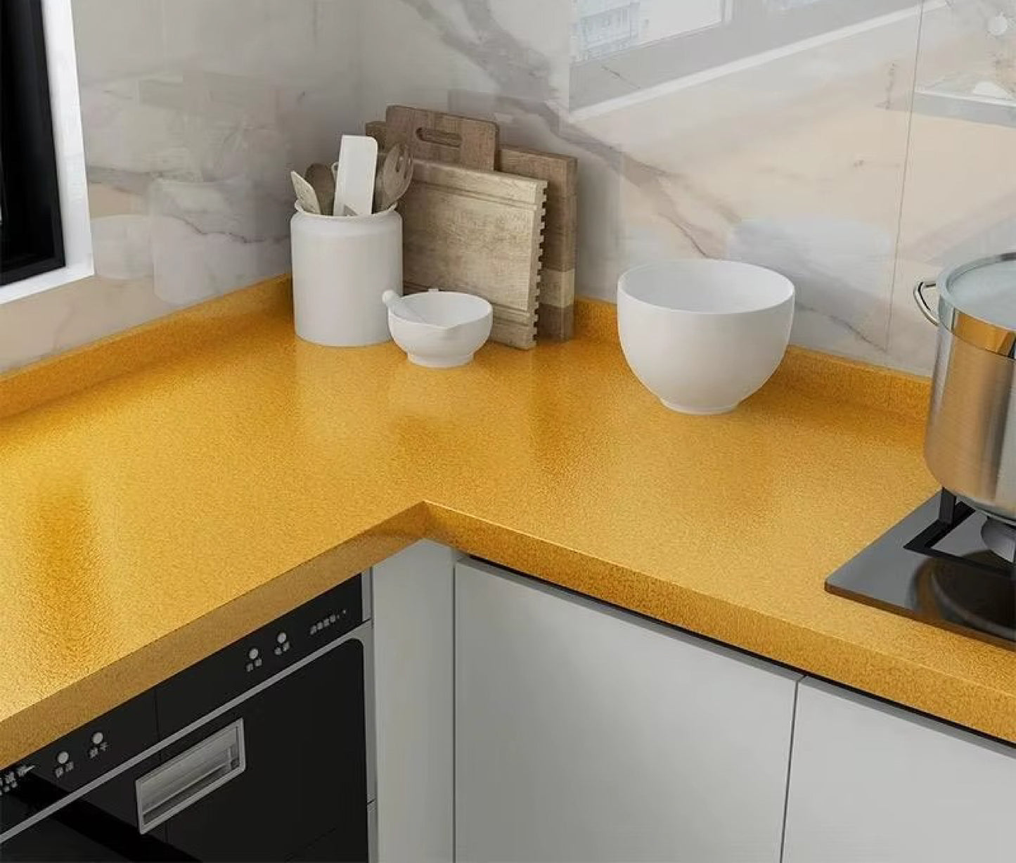 Golden Self Adhesive Kitchen Aluminium Foil Sheet