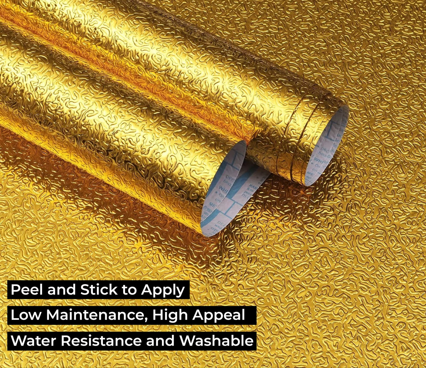 Golden Self Adhesive Kitchen Aluminium Foil Sheet