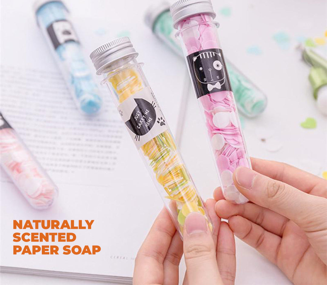 Portable Mini Body Washing Bath Test Tube Bottle Confetti