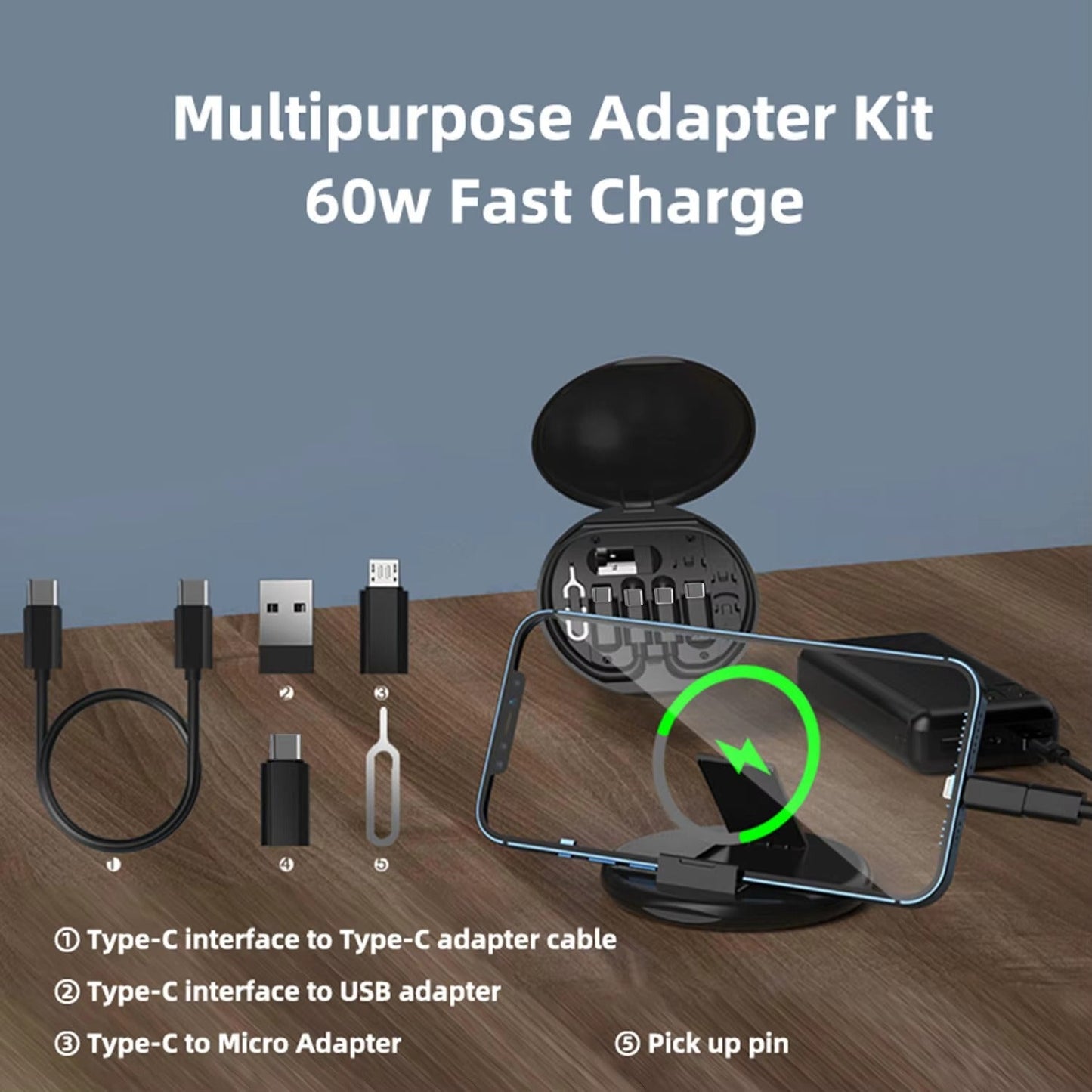 TravelPort 6-in-1 Multifunction USB Charging Adapter