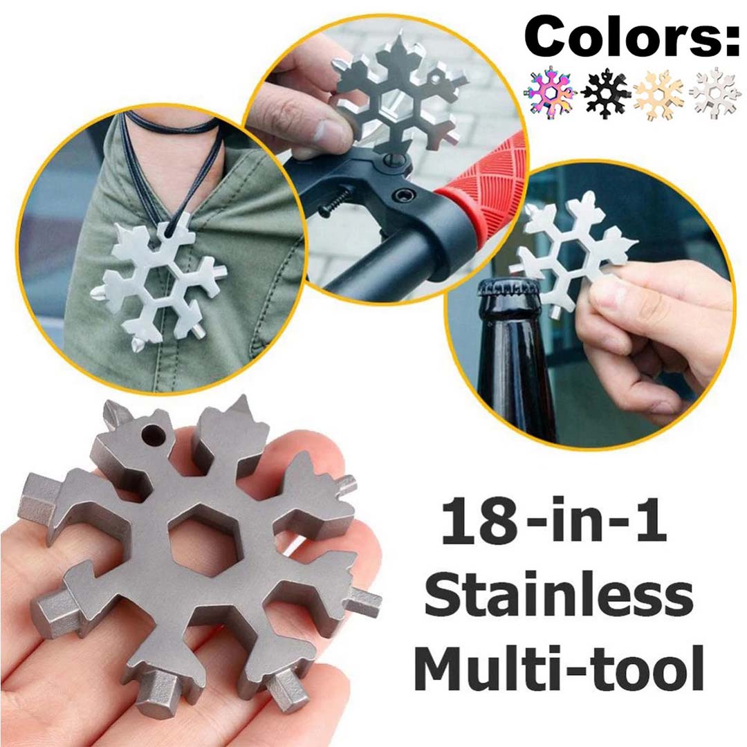 18 in 1 Snowflake Multi Tool