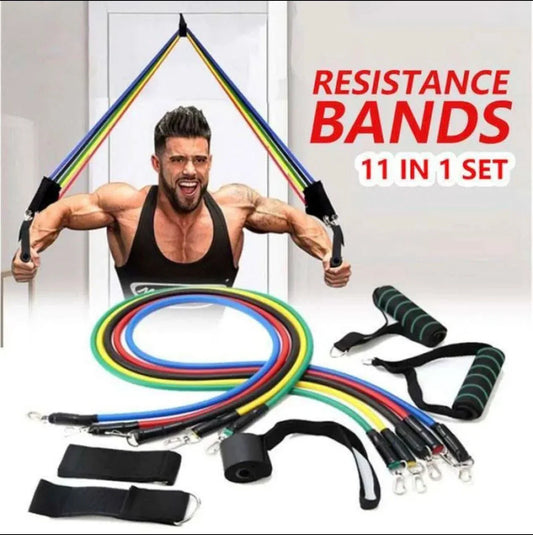 Gym Resistance Bands | 11 in 1 set