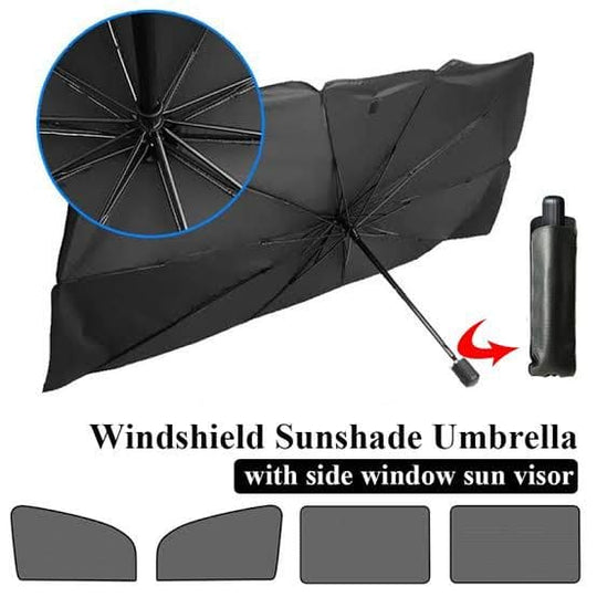 Multi Function Portable UV Proof Sun Shade Windshield Foldable Car Sun Umbrella
